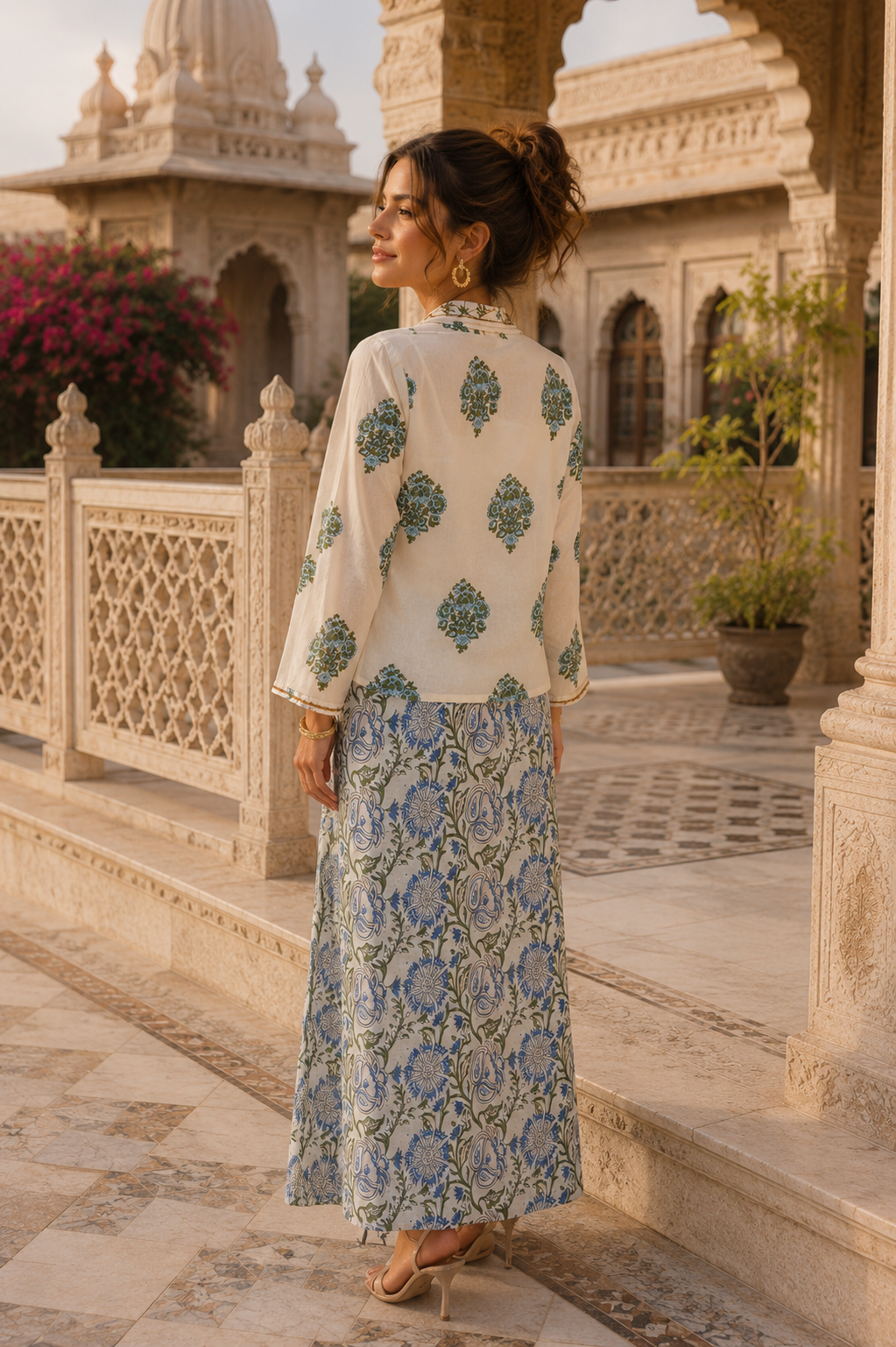 Blossom Kebaya Set - Summer Wheat