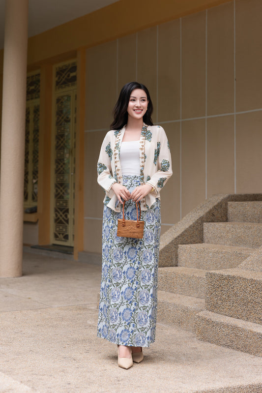 Blossom Kebaya Set - Summer Wheat