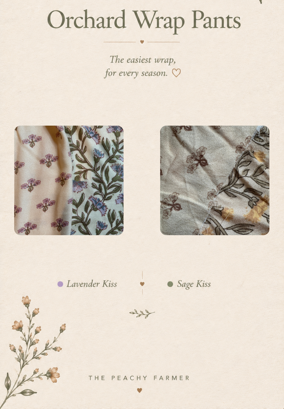 PRE ORDER: Orchard Wrap Pants - Sage Kiss