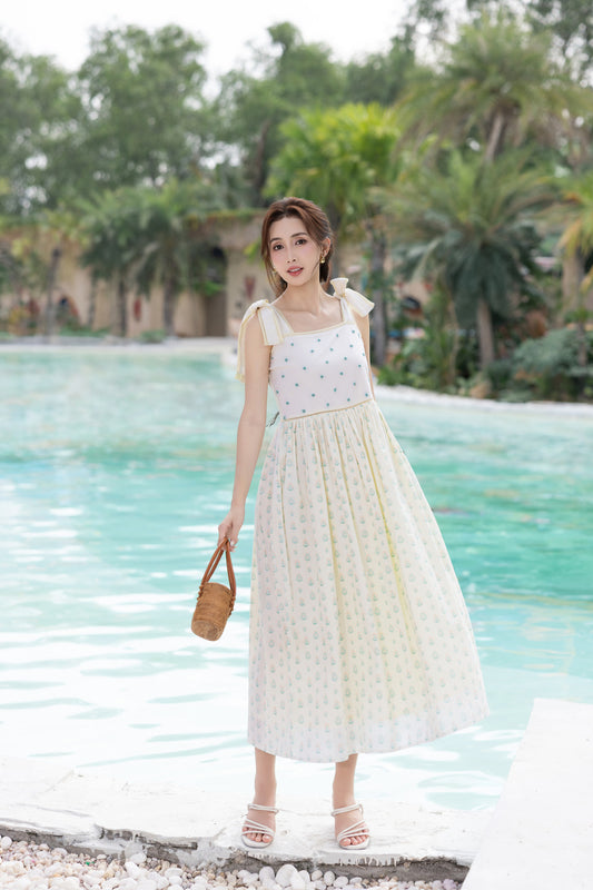 Orchard Daydream Dress - Honey Sprig