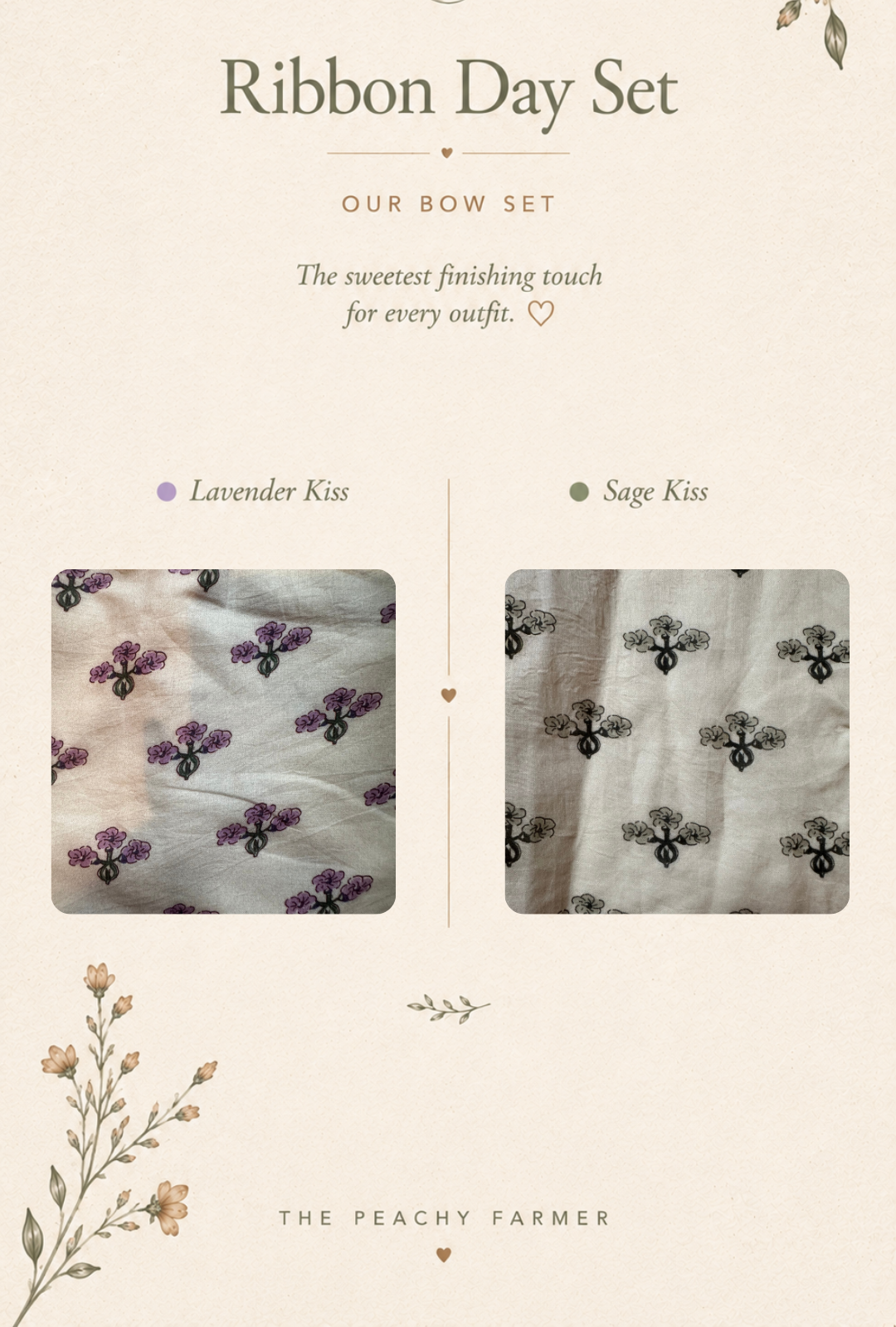 PREORDER: Ribbon Day Set - Sage Kiss