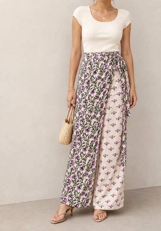 Orchard Wrap Pants - Lavender Kiss