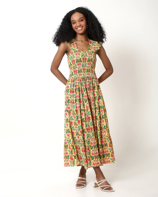 FLUTTER YOUR HEART AWAY Dress in Pineapple